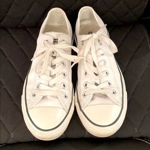 White Leather Converse